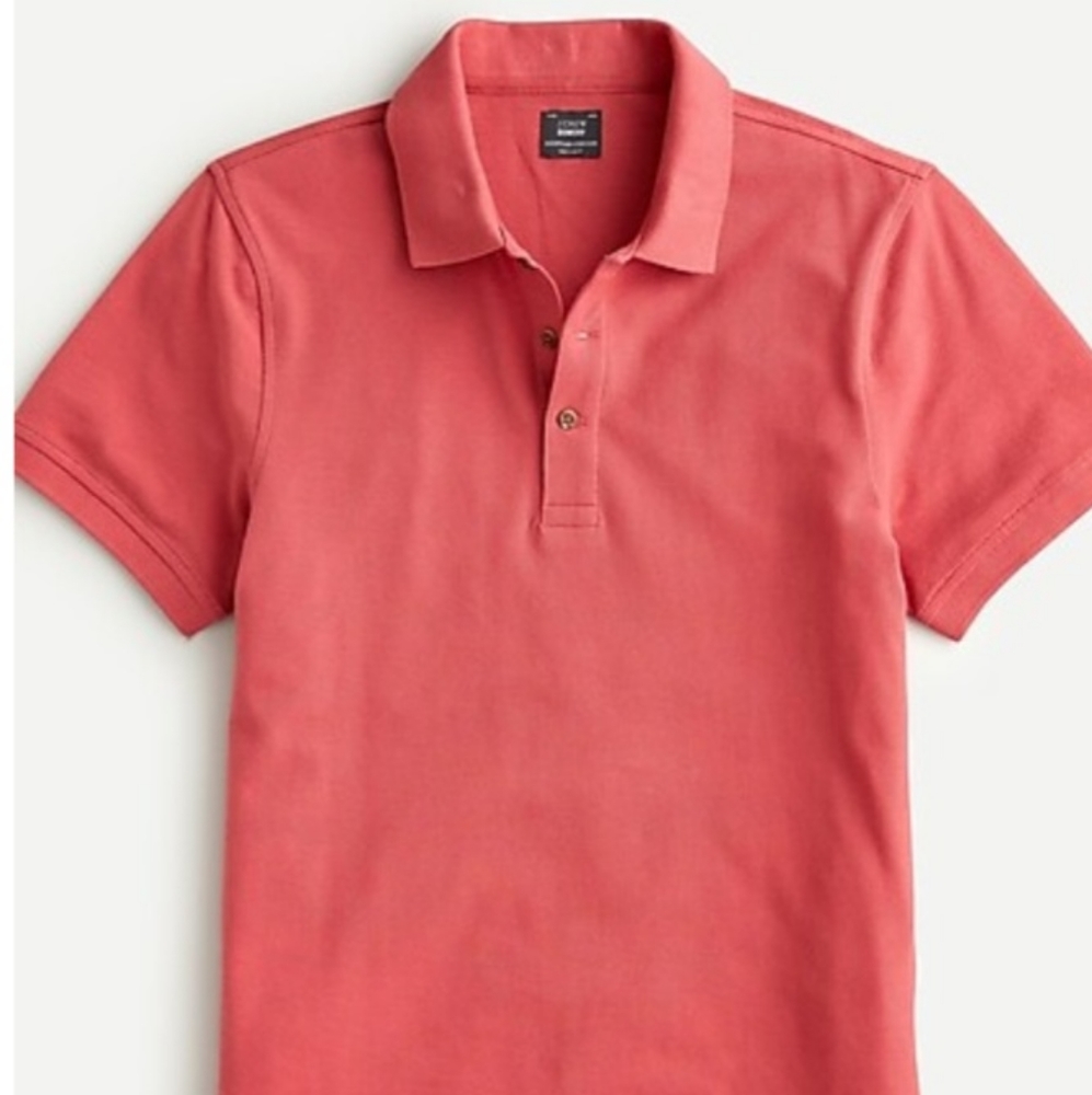 J. Crew Bowery Egyptian cotton pique polo shirt men's size medium